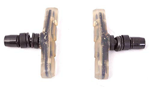 KHE Acme BMX Bremsschuhe mit Gewinde U-Bremse V-Bremse Einstellbar transparent