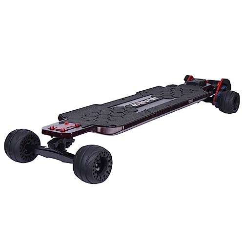 Purfresh Elektro Longboard Skateboard 41 Zoll Elektrisches Longboard, Motor, Maximale Belastung 286 lbs, 2.4G Drahtloser, Stoßdämpfend Longboard für Teenager und Erwachsene