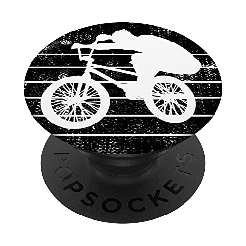 BMX Skizze Radfahrer BMX Rennsport PopSockets mit austauschbarem PopGrip
