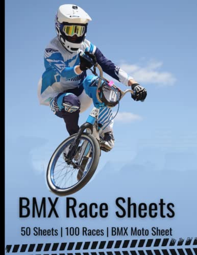 BMX Race Sheets: 100 Races | BMX Moto Sheet