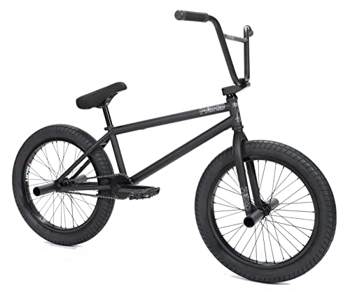Fiend BMX Unisex – Erwachsene Type A Flat Black Freestyle BMX, 21' TT