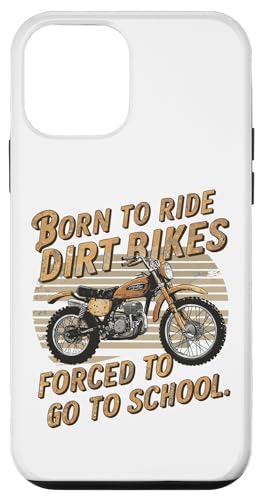 Hülle für iPhone 12 mini Born Ride Dirt Bikes Forced School Lustiges Motocross Jungen