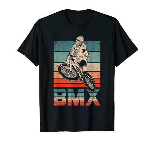 BMX Vintage Fahrrad Fans Geschenk Jungs Jugend Fahrrad BMX T-Shirt