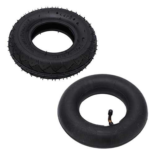 Hozee 2.50-4 Reifen und Schlauch, Safe Low Noise 2.50-4 Reifen- und Schlauchsatz Gummi für Sackkarre