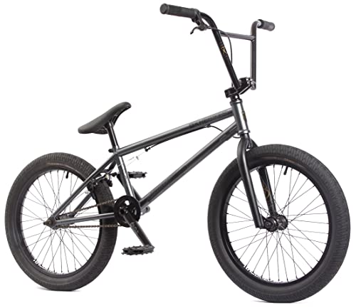 KHE BMX Fahrrad STRIKEDOWN PRO grau schwarz 20 Zoll Affix Rotor 9,7kg