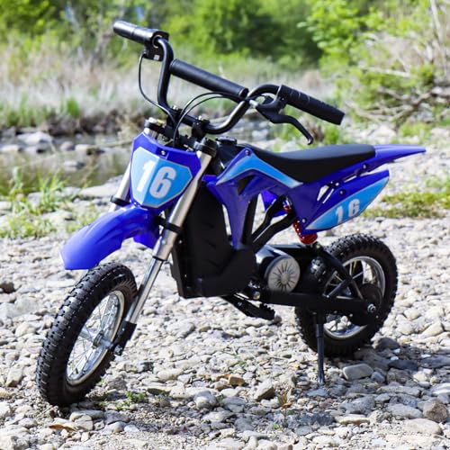 CCLIFE Motors Mini Kinder Crossbike 300 Watt - 36 Volt - Pocket Bike Motorrad - Motocross - Dirt Bike - Dirtbike -3 Geschwindigkeitsstufen-Lithium Batterie