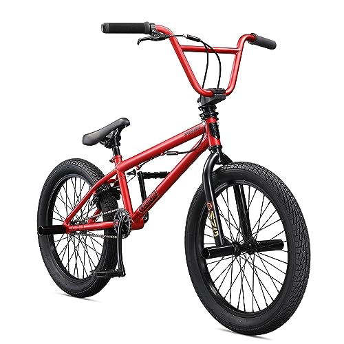 Mongoose Herren Legion BMX Freestyle Bike, rot, 20-Inch Wheels