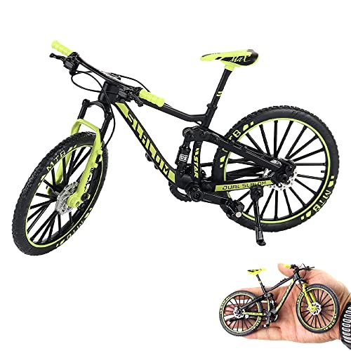 Lotvic Finger Fahrrad Modell, 1:10 Mini Fahrrad Spielzeug, Mountainbike Modell Spielzeug, Finger Mountainbike, Mini-Finger-Bike, Fahrrad Deko und Geschenke, Sammlerstücke